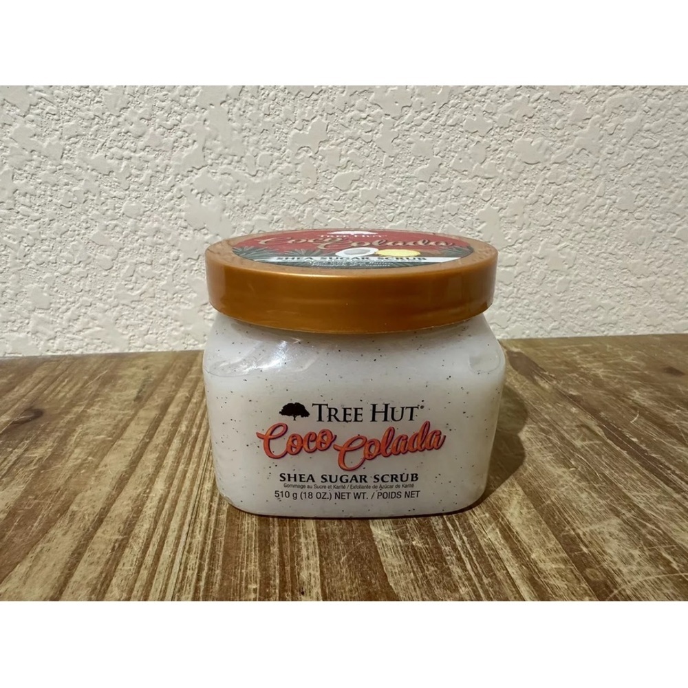 Tree Hut Coco Colada SHEA SUGAR Exfoliating and Ultra Hydrating Body Scrub 18 oz